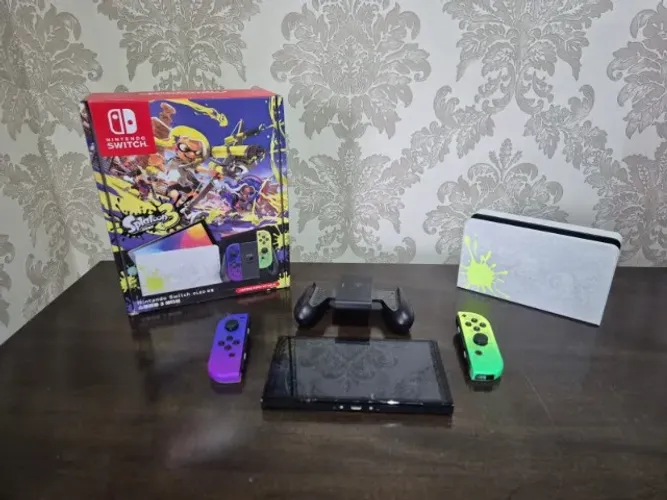 Nintendo Switch OLED. 64GB. Splatoon 3. Perfeito Estado!