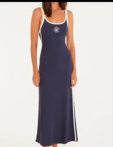 Vestido canelado da Farm