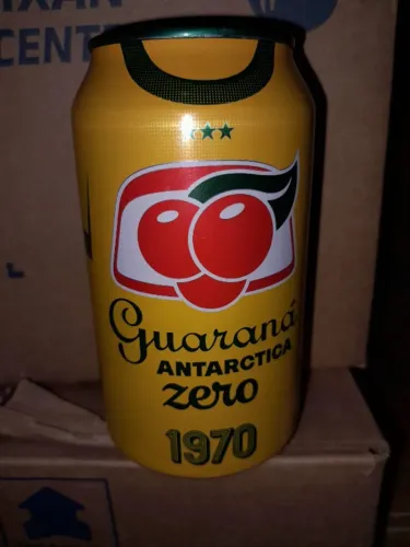 Lata Guarana Antartica Brasil Copa 2026 - Modelo Bi -Campeão 1970 - Lacrada