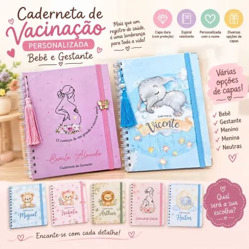 Cadernetas personalizadas