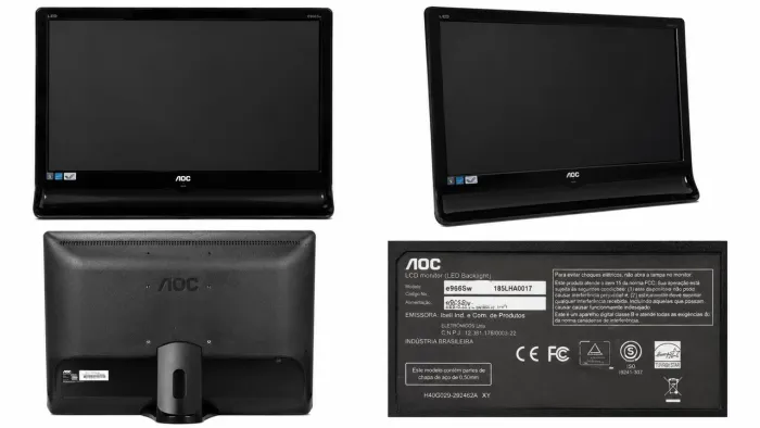 Monitor AOC LED 18,5? E966Sw - Para retirada de peças