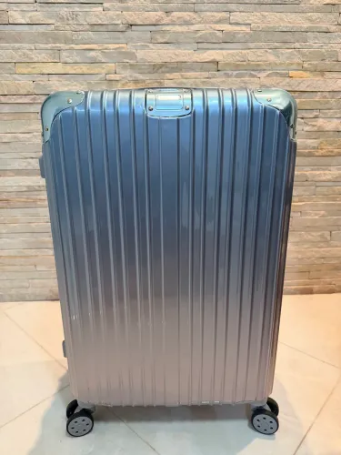 Mala de Viagem Le Postiche Grande Azul com Rodinhas 360° - TSA