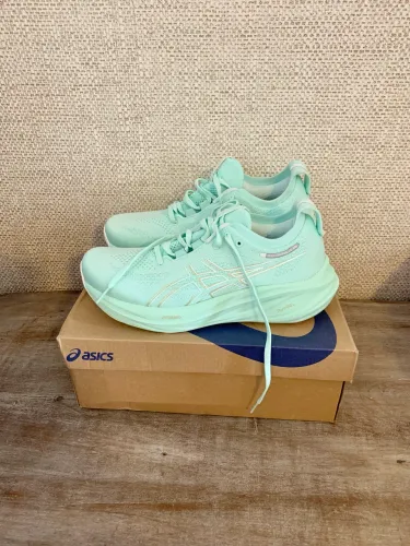 ASICS GEL-NIMBUS 26 Feminino Mint | 39 | tênis NOVO na Caixa - cor verde menta