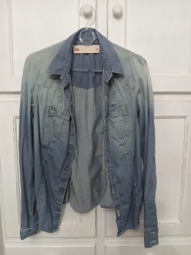 Camisa Jeans Feminina