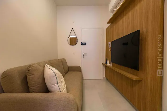 Apartamento de um dormitório mobiliado Praia Grande, Ubatuba, São Paulo