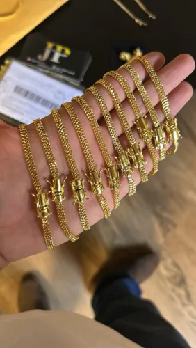 Pulseira lacraia elos duplo