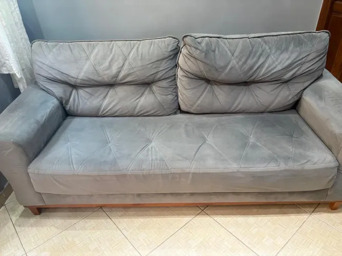 Sofa 3 lugares - Cinza
