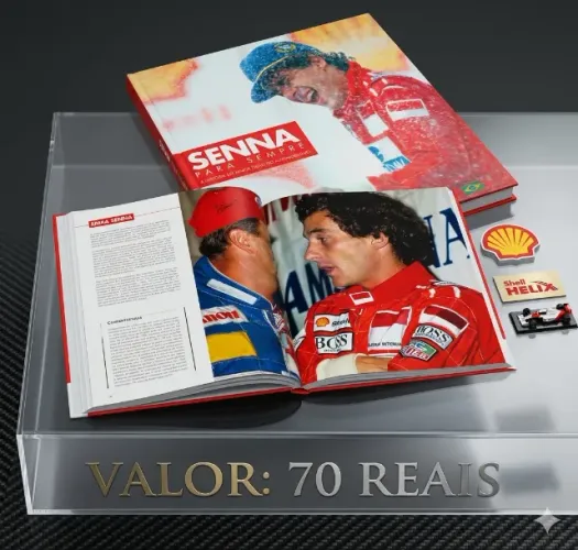 LIVRO SENNA CAPA DURA