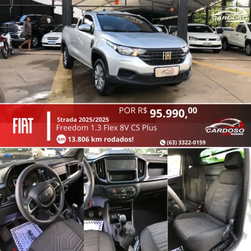 Fiat Strada Freedom 1.3 Flex 8V CS Plus 2025