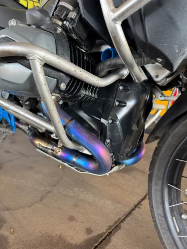 Coletor Akrapovic titânio para BMW GS 1200