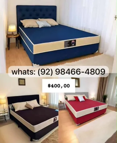 CAMA BOX CASAL + ENTREGA GRÁTIS DIRETO DA FÁBRICA