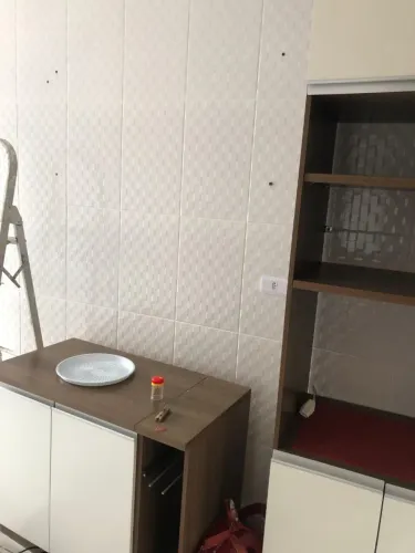 Armário de cozinha modulado - desmontado