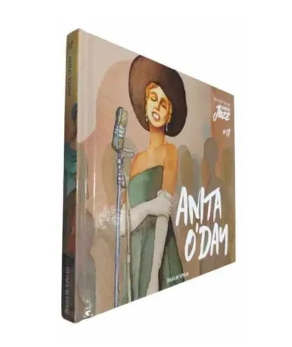 Livro Físico Com Cd Coleção Folha Lendas Do Jazz Volume 17 Anita O'day