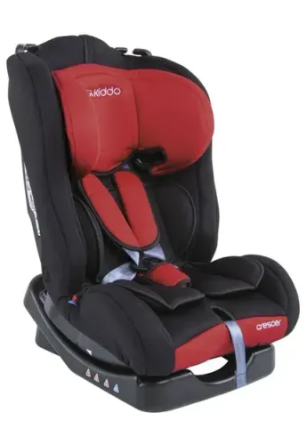 Urgente- Vendo Cadeira para Auto Kiddo Crescer Preta e Vermelho- Excelente Estado