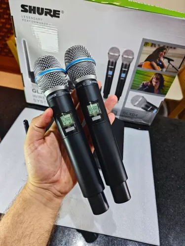 MICROFONE SHURE GLXD4 DUPLO BETA 87