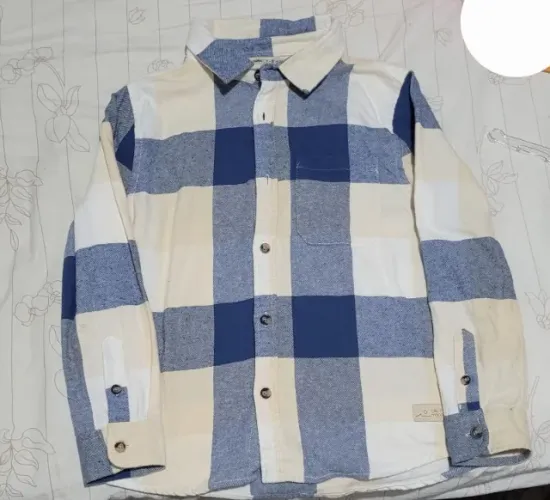 Camisa xadrez flanelada infantil Renner