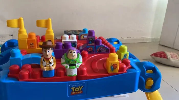 Mega Blocks Toy Story Mesa De Construções Gwf99 - Mattel