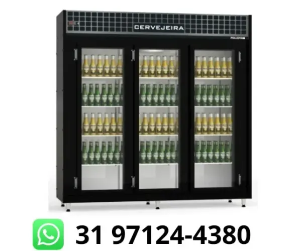 Cervejeira 3 Portas de Vidro Polo Frio 220V