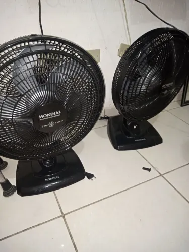 2 ventiladores Mondial 40 cm 6 pas