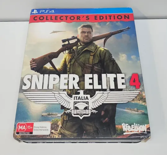 Sniper Elite 4 collector's edition  ps4 sem jogo
