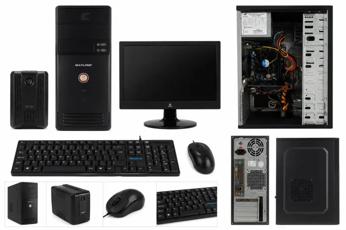 PC Completo Intel i3 8GB SSD + Monitor + Nobreak | Pronto para Uso