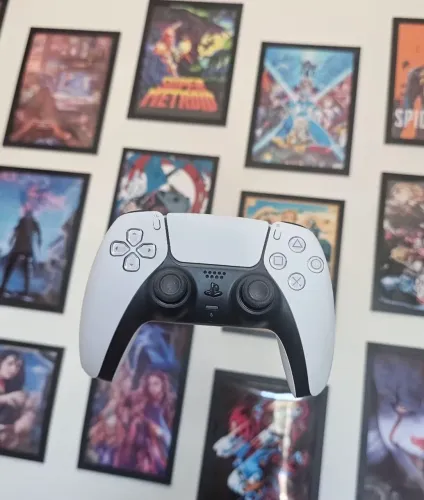 Controle PS5 Dualsense Seminovo com 3 meses de garantia ? 