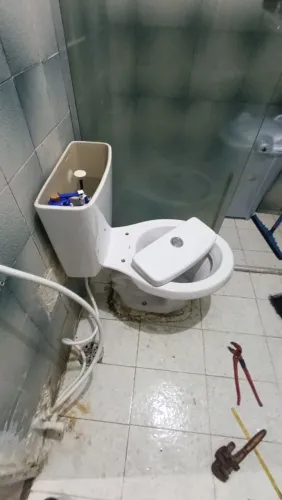Instalação e troca de vasos sanitários