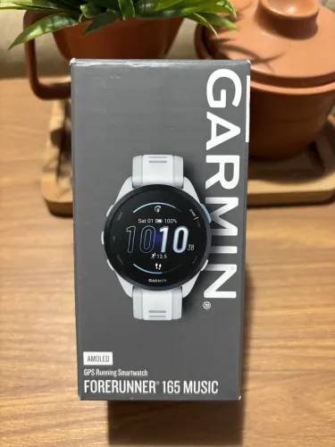 Garmin Forerunner 165 Music Branco c NF e garantia