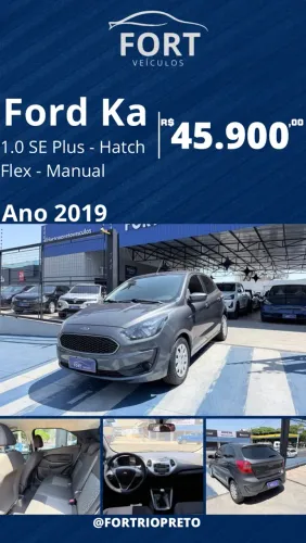 Ford KA 1.0 Se/se Plus Tivct Flex 5P 2019