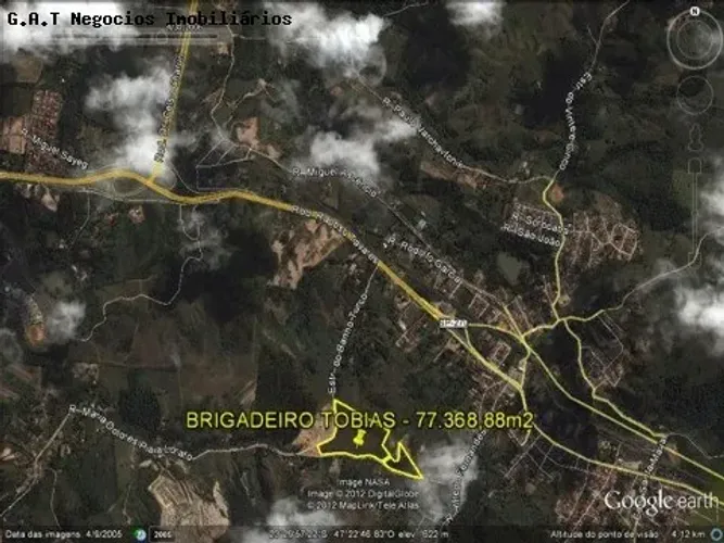 Terreno de 77.368,68 m² à venda em Sorocaba-SP, no bairro Brigadeiro Tobias: aproveite ess