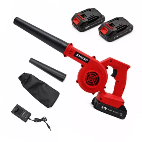 Soprador e Aspirador de Folhas 2 Baterias Portátil Bivolt 21v - E036477