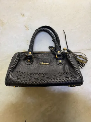 Bolsa de couro Carmen Steffens