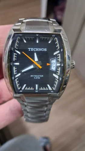 Relógio TECHNOS 2115.CG<br>Skymaster<br>10 ATM<br>All Stainless Steel