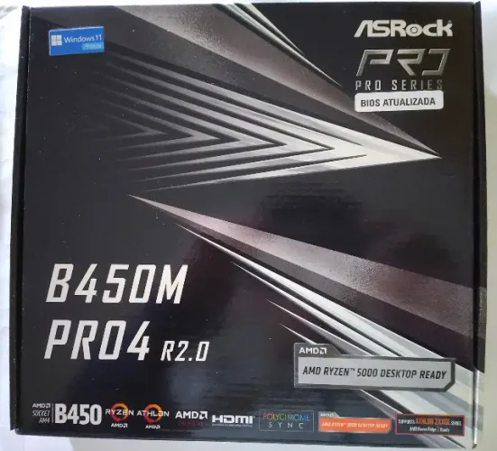 Placa-mãe ASRock B450M Pro4 R2.0