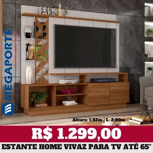 Painel para tv até 65 polegadas
