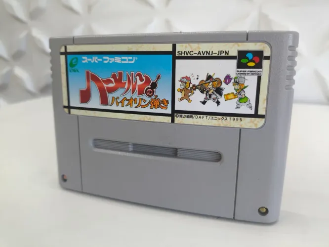 JOGO Hameln No Violin Hiki ( Violinistic ) SUPER NINTENDO SNES SUPER FAMICOM 