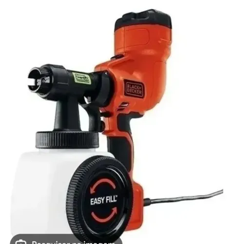 Pistola de Pintura Elétrica HVLP SmartSelect Black+Decker (modelo BDPH200B)