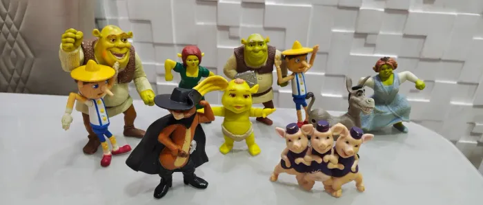 Boneco Shrek família 