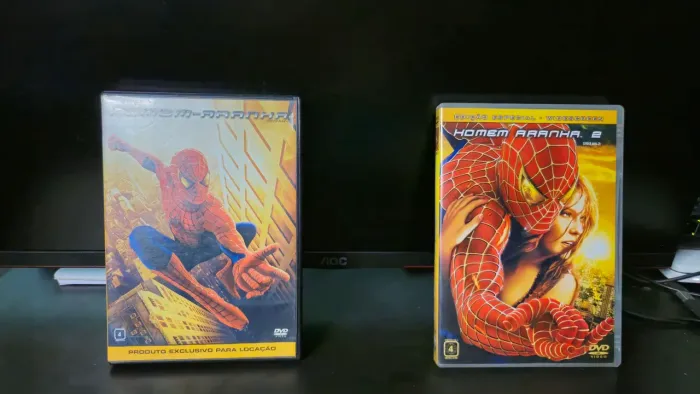 Spider man 1 e 2 Tobey DVDs originais