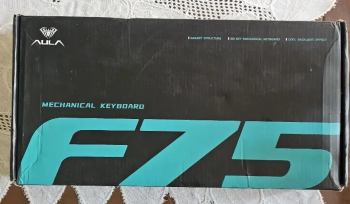 Teclado Mecanico Aula F75 Preto