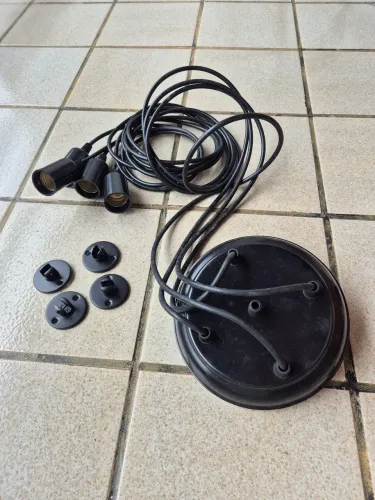 Luminária Pendente 4 Bocais - Nova