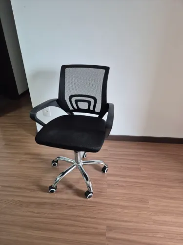 Cadeira escritório ergonômica mesh altura ajustável 