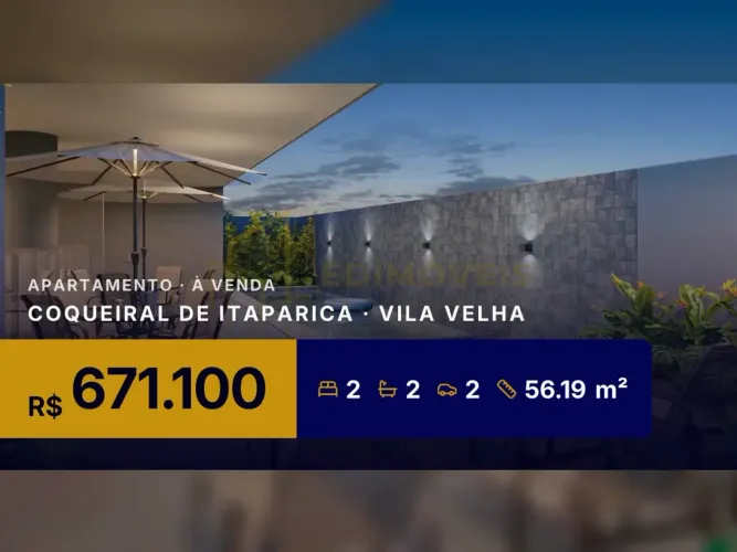 Apartamento com 2 suítes em Coqueiral de Itaparica: conforto e lazer completo!