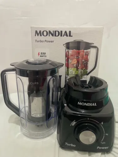 Liquidificador Mondial Turbo Power 550W 2,2L Novo na Caixa