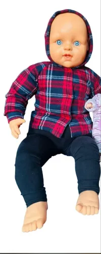 BONECA BEBÊ ACALANTO RARA E GIGANTE 90 CM