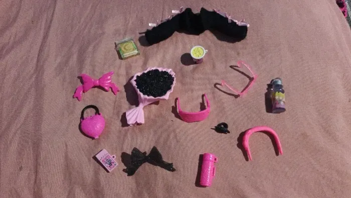 Lote acessórios monster high draculaura g3