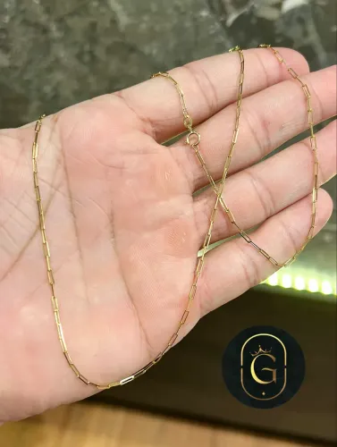 Cordão de ouro Cartier de máquina 3.3g ( LOJA FÍSICA )