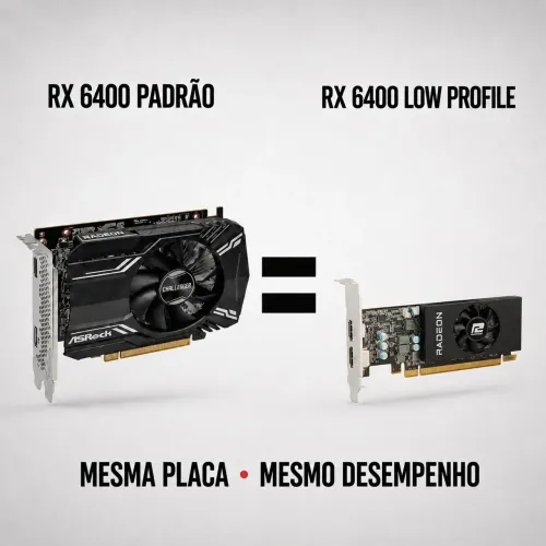 RX 6400 PRATICAMENTE NOVA