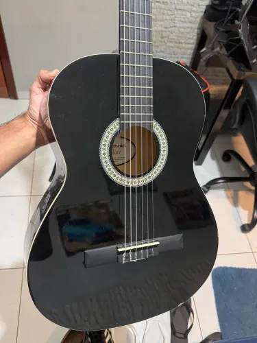 Violão Giannini Start N-14 BK com suporte e capa