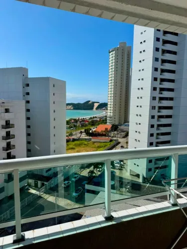 Lindo apartamento com vista mar, para locação em Ponta Negra.